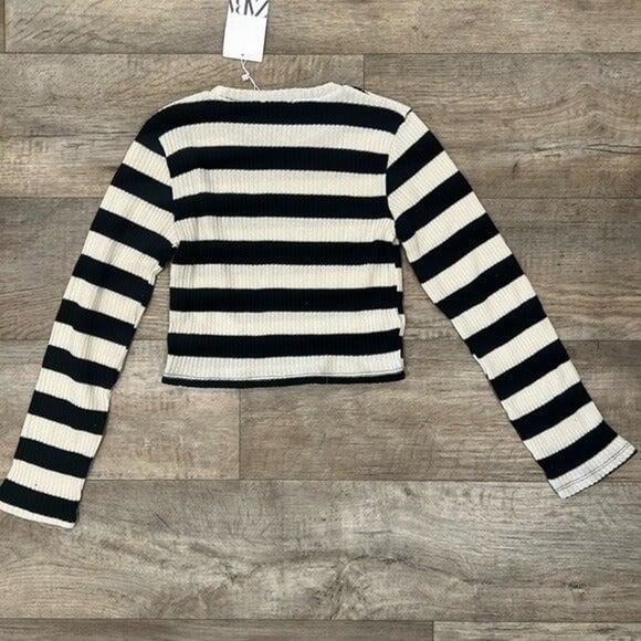 ZARA Striped Crop Top NWT - Picture 11 of 11